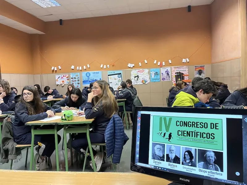 Congreso de la evolución en 4º ESO Lourdes
