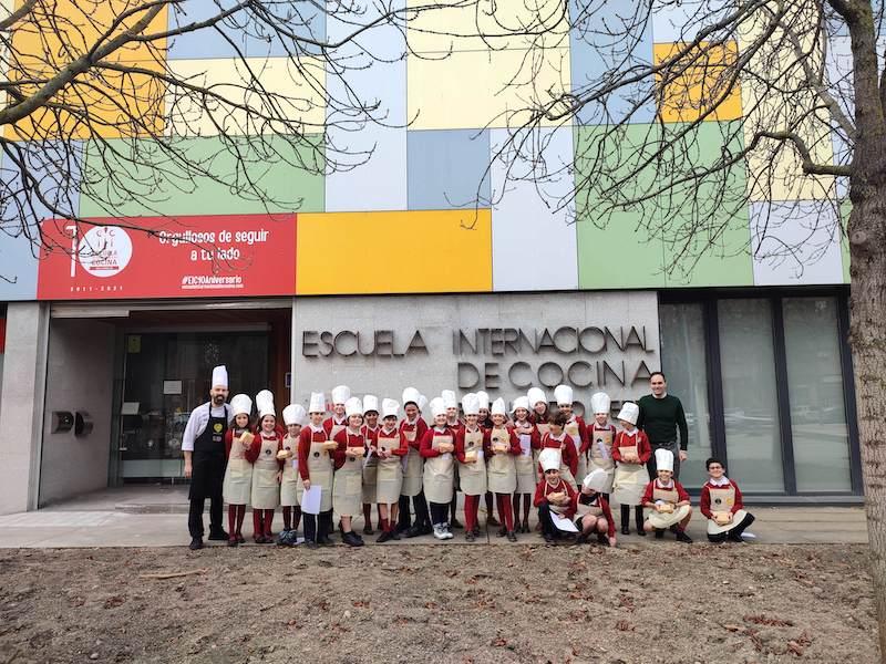 Colegio Lourdes en la Escuela de Cocina Internacional de Valladolid