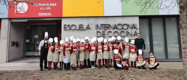 Colegio Lourdes en la Escuela de Cocina Internacional de Valladolid