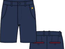 Pantalón uniforme corto