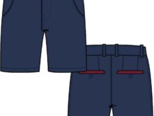Pantalón uniforme corto